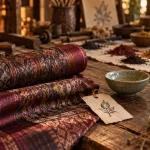 Artisanat thai : souvenirs thaïlandais artisanaux sur établi