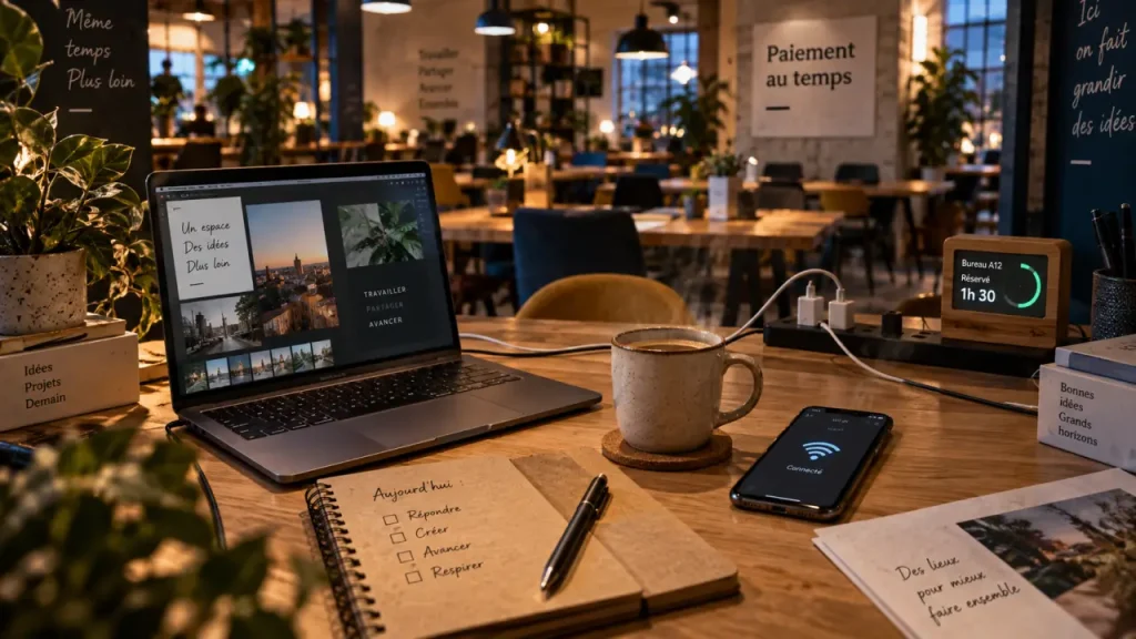 Coworking café by anticafé : café pour travailler à Strasbourg, 6 € première heure, wifi et prises incluses