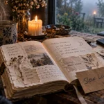 Slow lifestyle : carnet, tasse fumante, temps choisi