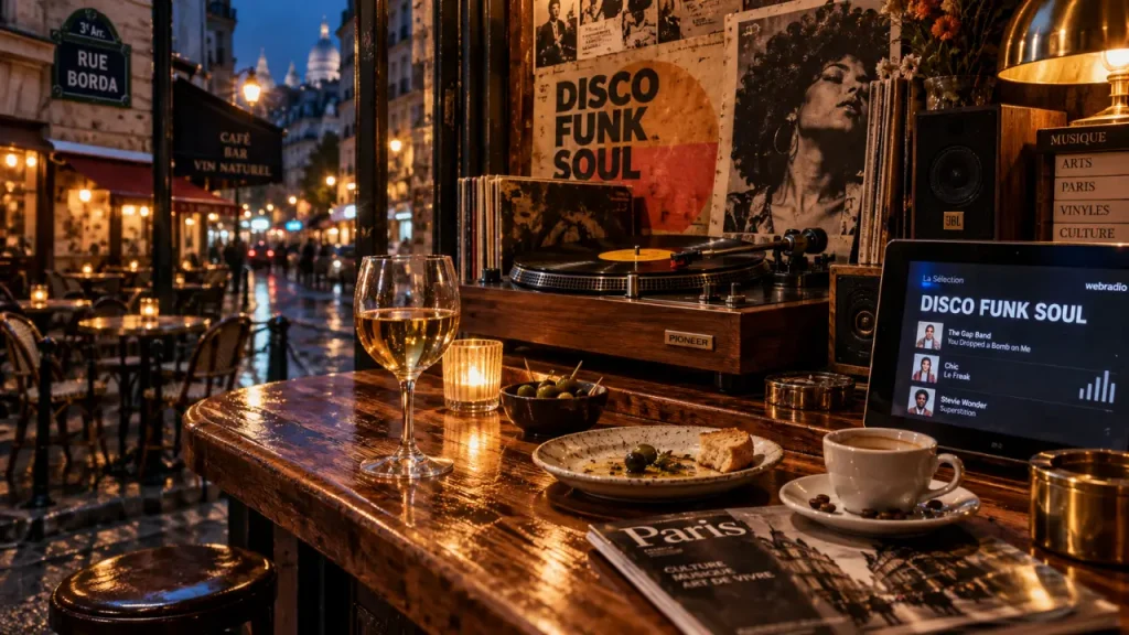 La patate douce coffee shop & radio : café, platine vinyle et ambiance DJ dans le Marais
