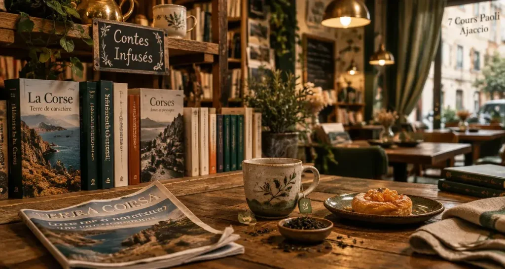 Librairie salon de thé à Corte, Les Contes Infusés, livres et thé