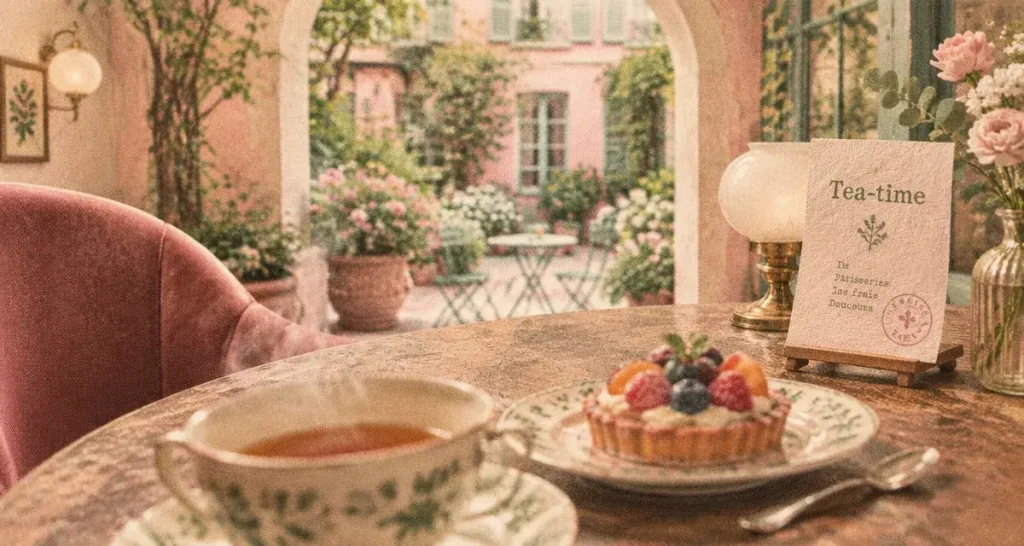 Salon de thé près de la rue de Bretagne à Paris : un tea-time fleuri au cœur du Marais